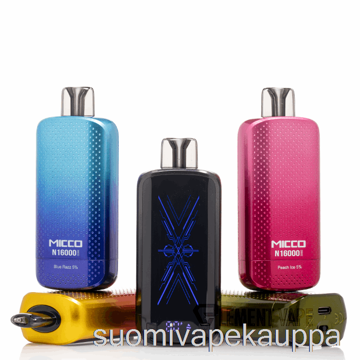 Vape Kauppa Horizontech Micco N16000 Kertakäyttöinen Mansikkakiivi